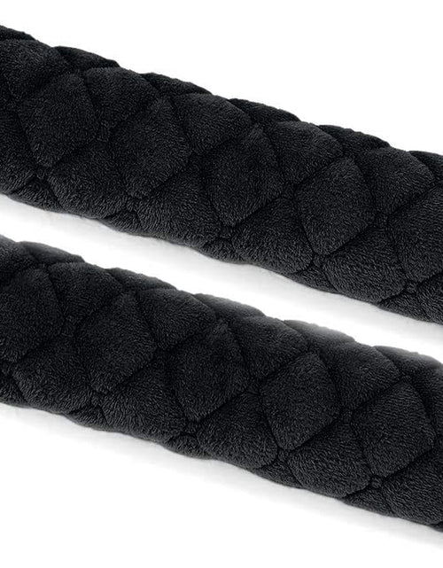 Load image into Gallery viewer, Car Seat Belt Pads Cover, 2 Pack Seat Belt Shoulder Strap Covers Protector to Release Stress to Your Neck and Shoulder for a Safety Driving (Black)

