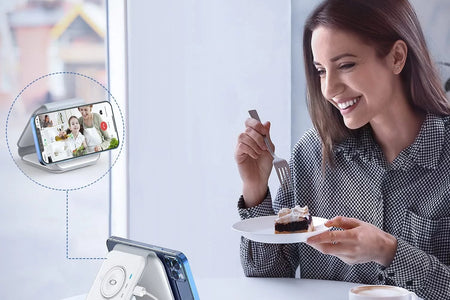 3-In-1 Wireless Charger, Magnetic Foldable Design Charging Station Compatible with Multiple Devices Including Iphone 17/16/15/14/13 Series, Airpods 4/3/Pro, and Iwatch