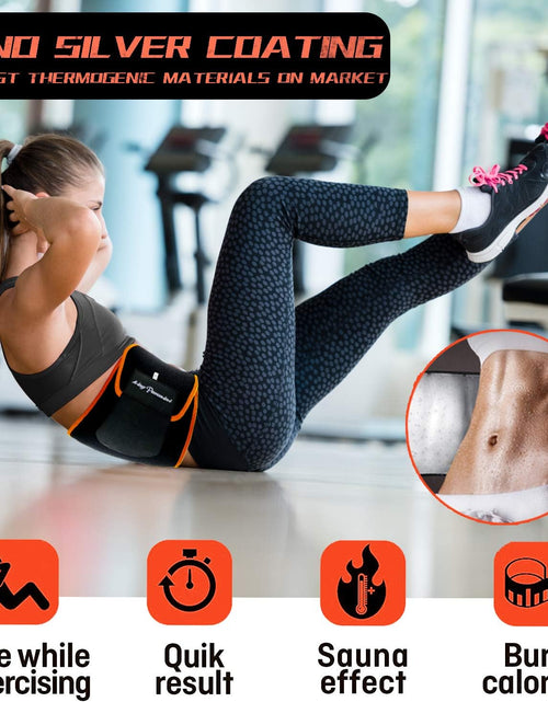 Load image into Gallery viewer, Waist Trimmer for Women &amp; Mens Waist Trainer Sweat Belt plus Size, Upgraded
