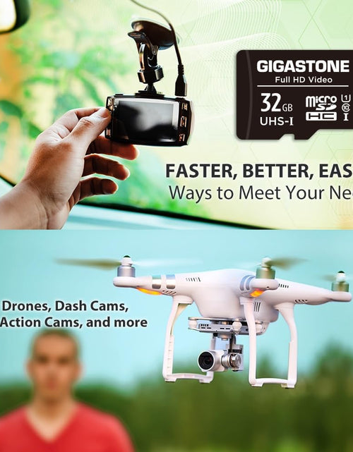 Load image into Gallery viewer, 32GB 5-Pack Micro SD Card, Full HD Video, Surveillance Security Cam Action Camera Drone, 90Mb/S Micro SDHC UHS-I U1 C10 Class 10
