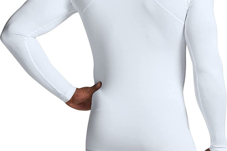 Men'S UPF 50+ Long Sleeve Compression Shirts, Water Sports Rash Guard Base Layer, Athletic Workout Shirt