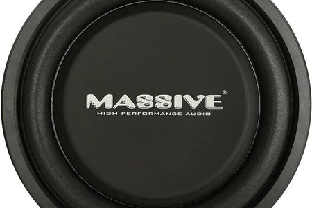 UFO10, 10 Inch Shallow Subwoofer - High Powered 600 Watt Shallow Mount Subwoofer, (3 Inch Voice Coil Dual 4 Ohm) Low Profile Car Subwoofer with Deep Bass. Sold Individually