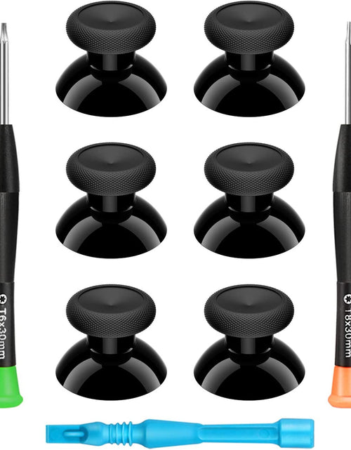 Load image into Gallery viewer, Xbox One Controller Joystick Replacement - 6PCS Original Thumbsticks Analog Thumb Sticks Parts - True Rubberized with T8 T6 Repair Screwdriver Kit for Xbox One Controller
