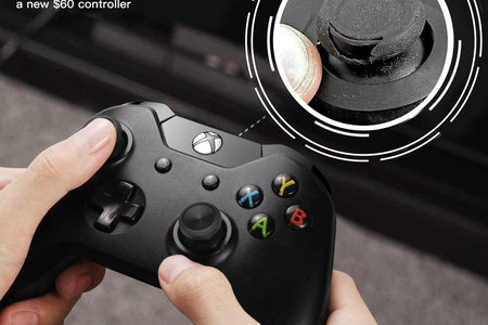 Xbox One Controller Joystick Replacement - 6PCS Original Thumbsticks Analog Thumb Sticks Parts - True Rubberized with T8 T6 Repair Screwdriver Kit for Xbox One Controller